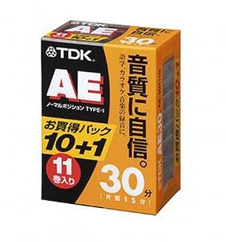 TDK AE-90X3F オーディオカセットテープ Amazon | TDK オーディオカセットテープ AE 30分11巻パック [AE